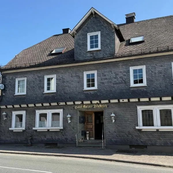 Hotel Kaiser Friedrich, hotel em Bad Berleburg