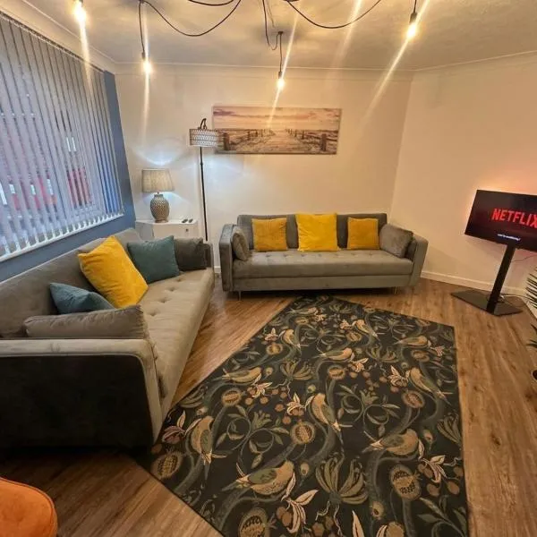 Comfortable 2-Bedroom Coastal Getaway, Sleeps 5, hotel a Great Yarmouth