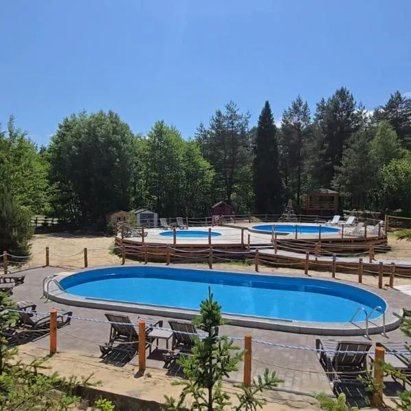 Ośrodek Wypoczynkowy Mamczur Pizuny, Roztocze, baseny, sauna, jacuzzi w cenie wynajmu โรงแรมในŁukawica
