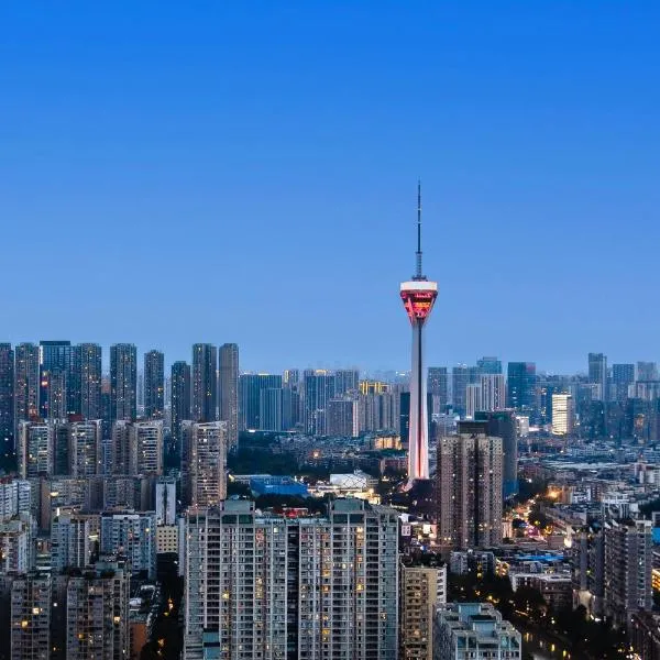 凯缦高空套房旅游公寓成都太古里春熙路店, hotell i Chengdu