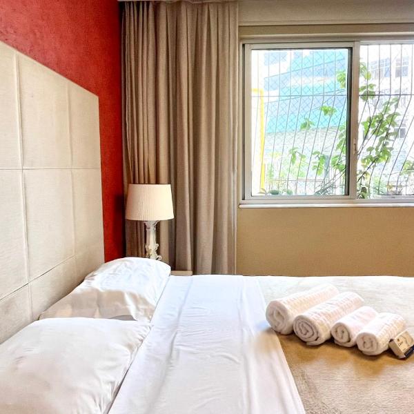 Quartos confortáveis e silenciosos em Botafogo - 5 min metrô com Ar Condicionado e Wi-Fi