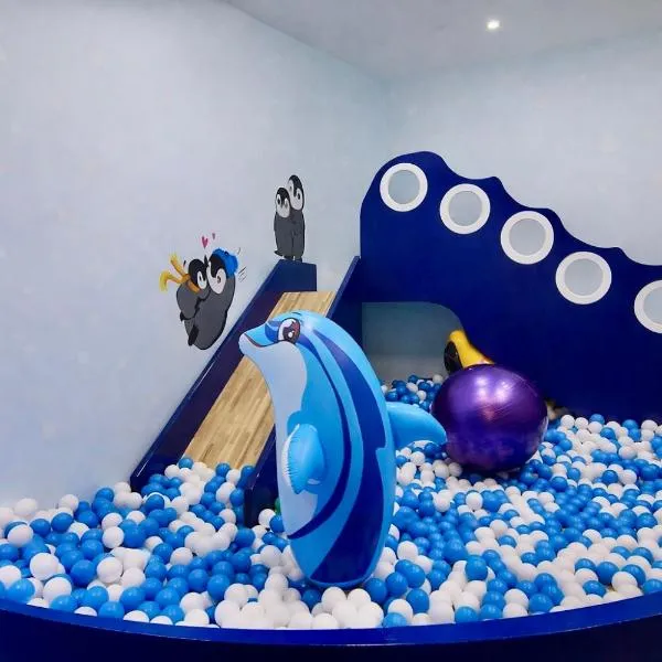 晚安熊-親子民宿-好停車、竹山鎮のホテル