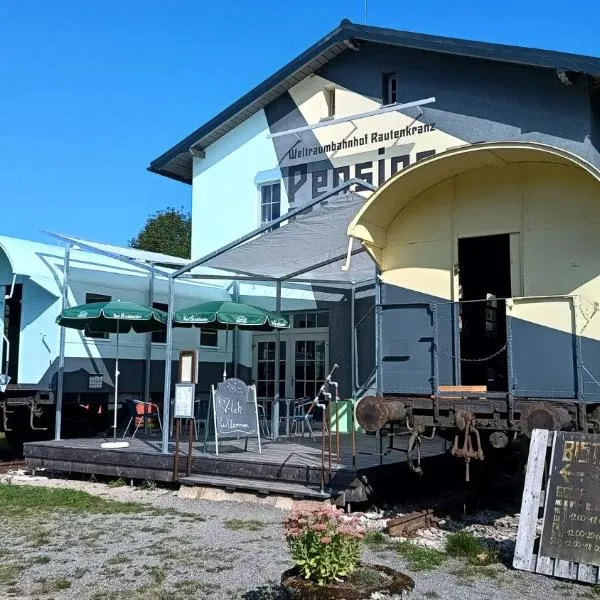 Weltraumbahnhof Rautenkranz - Steampunk Hotel, hotel sa Muldenhammer