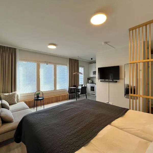 Cozy City Apartment with Parking space and WiFi: Vaasa şehrinde bir otel