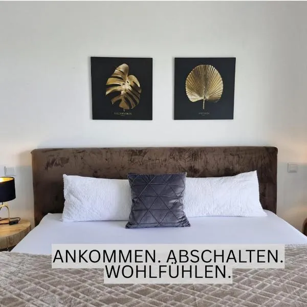 Balkon-Parken-Self-Check-in-Limes2Living-Niedernberg, Hotel in Niedernberg