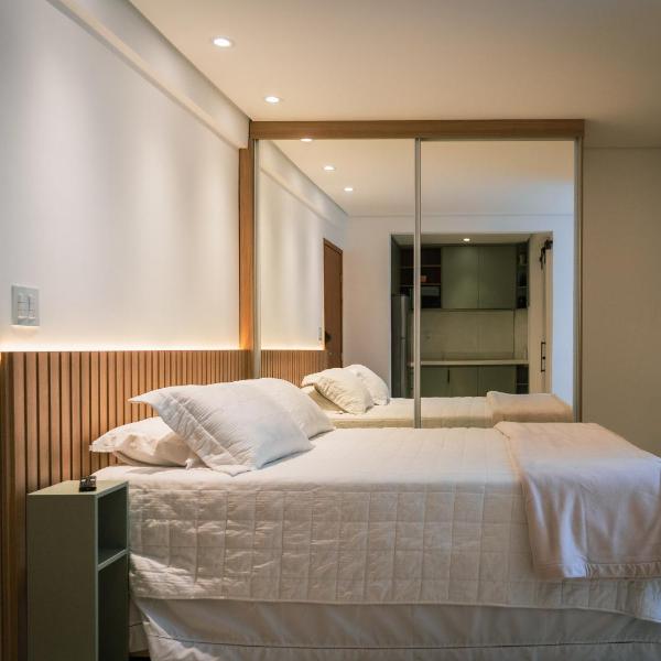 Loft 1109 Premium - Cama Queen - Com Vaga de Garagem - Próx Tiradentes