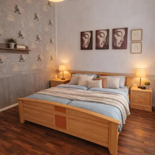 Ling Long Ferienwohnung Steinhude am Meer、ヴンストルフのホテル