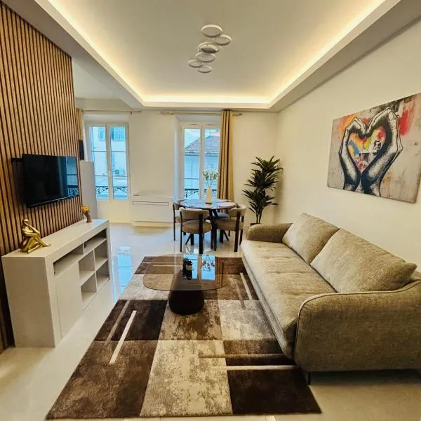 Luxury appartement-Cœur de ville de Cannes-2 mns Palais du festival et Croisette, hotel a Canes