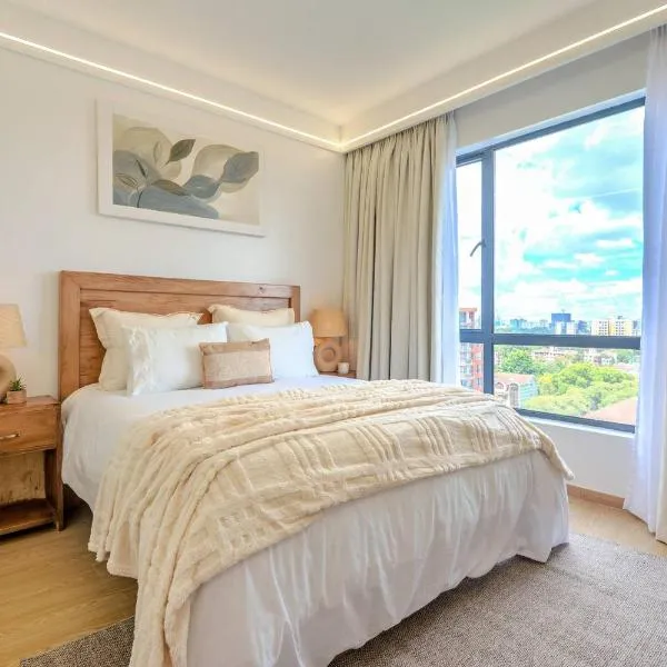 Luxury 1BR in Lavington - Heated Pool, Fast WiFi, Near Junction Mall、ナイロビのホテル