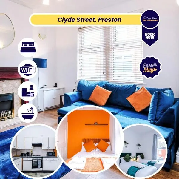 3 BDR House By Eason Stays Short Lets Preston, hotel em Penwortham