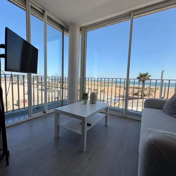 Studio vue mer Valras-Plage โรงแรมในวัลราส์-ปลาจ