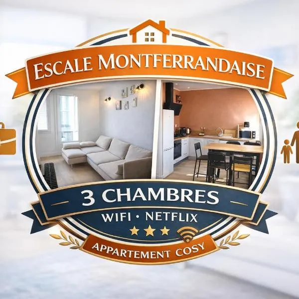 Escale montferrandaise, hotell sihtkohas Clermont-Ferrand