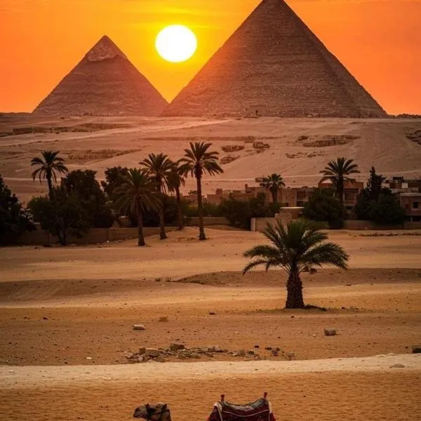 Magic golden pyramids, hótel í Kaíró