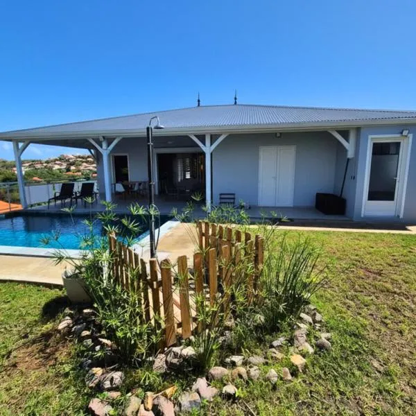 Villa Gommier - 3 chambres, 3 sdb, piscine, viešbutis mieste Le Diamant