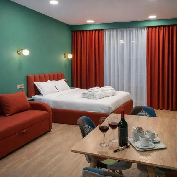 Premium New Gudauri Apartments with Balcony & Gondola Views, hotel in Gudauri