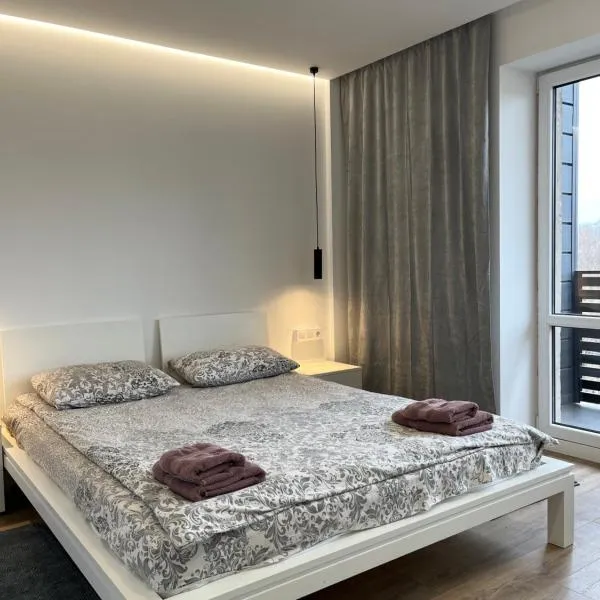 Затишна квартира на проспекті Злуки, 43 โรงแรมในเตอร์โนปิล