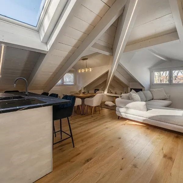 Attico Mansardato con terrazzo privato, отель в Монце