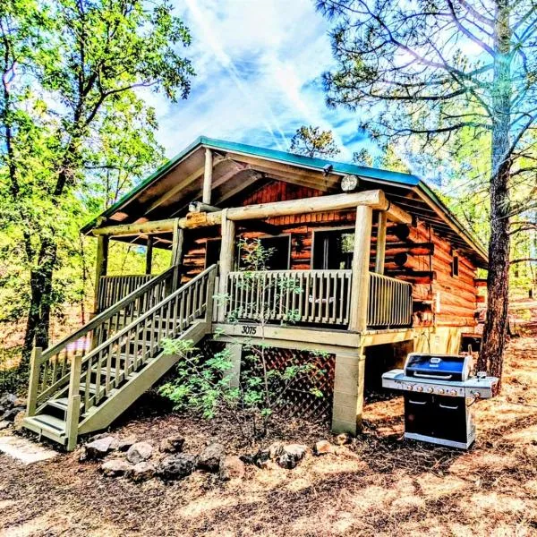 Charming Log Cabin in Tall Pines w Large Deck, hôtel à Pinetop-Lakeside