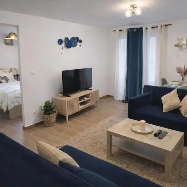Coquet appartement à 15mn de Paris et 10 mn de Stade de France, wifi, Netflix,, viešbutis mieste Groslay