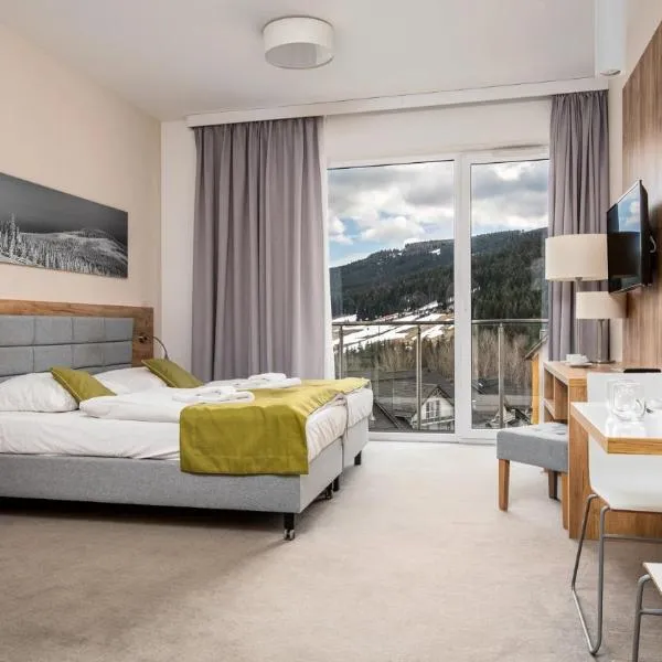 Sienna में, होटल Apartament Górski z Widokiem "Czarna Góra Resort" - Sauna - Narciarnia - Parking