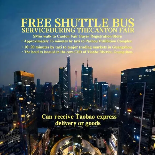 Paco Hotel Tiyuxilu Metro Guangzhou, hotelli Guangzhoussa