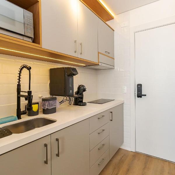 Studio moderno com rooftop e vista incrível - Foto 3