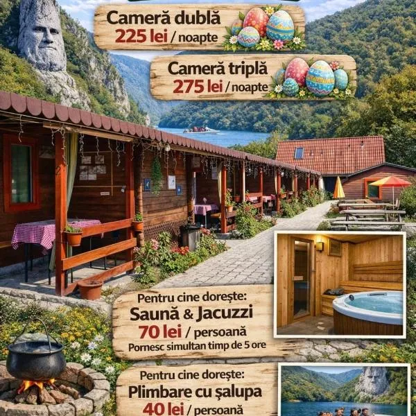 Clisura Dunarii Casutele Danca, Hotel in Eşelniţa