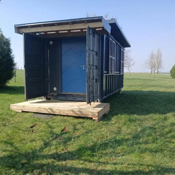 Badonvilliers에 위치한 호텔 Lodge insolite sur camping à la ferme