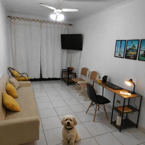 Lindo Apto Pé na Areia - Praia Grande Aviação - Foto 5