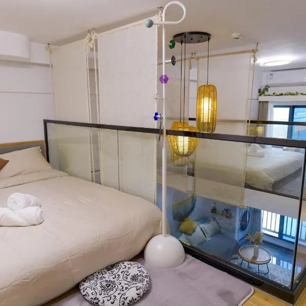 Viesnīca - Parent Child Travel - 2-Residence - Wanda Plaza - Yangming International Ganzhou Middle School - University City - Football Park - Binjiang International - Baoneng Xinduhui Cinema - pilsētā Ganžou