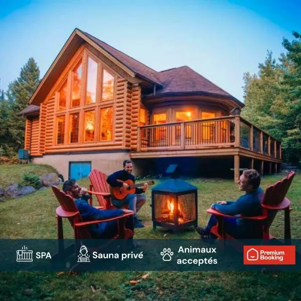 Bee Private Hot Tub Sauna , Pool , Fiddler Lake, hotel di Mille-Isles