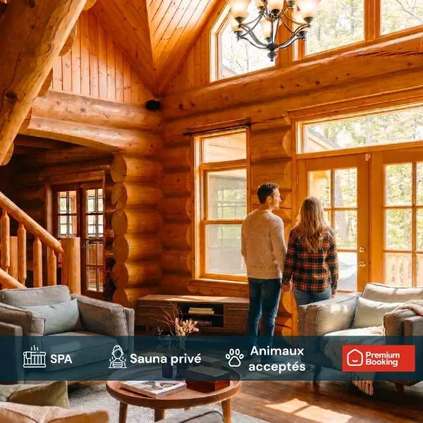 Serenity Private Hot Tub Sauna, Pool, Fiddler Lake, hotel di Mille-Isles