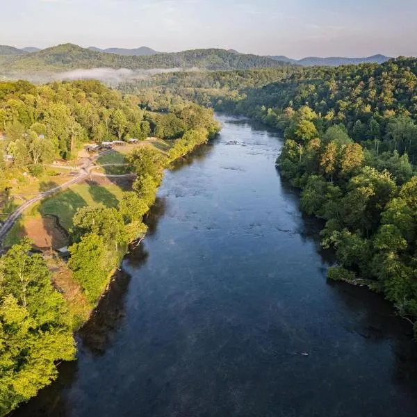 Asheville River Cabins, hotel Ardenben