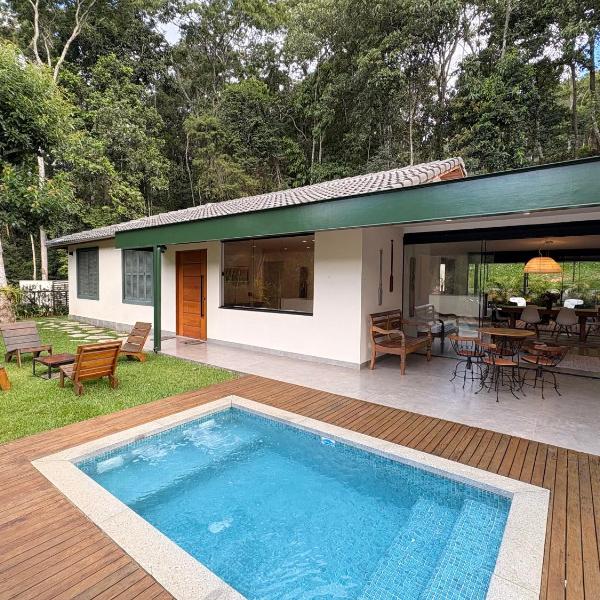 Casa 08 Floresta Boa Vista - Piscina Privativa e Lounge com Deck em Meio à Natureza