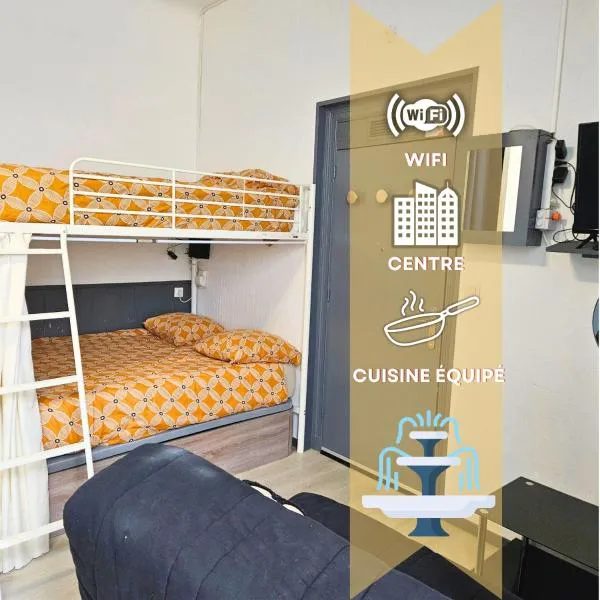 Picasso - Centre - WiFi - Studio，達克斯的飯店