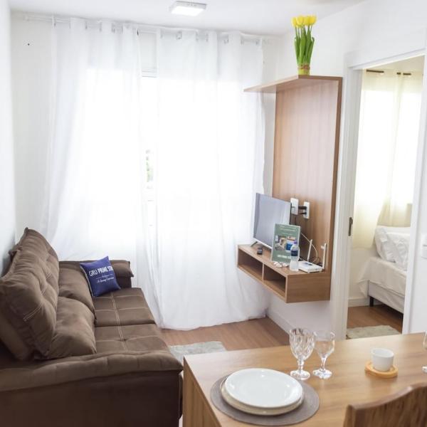 apartment with Wi-Fi and garage 5 min from GRU airport
