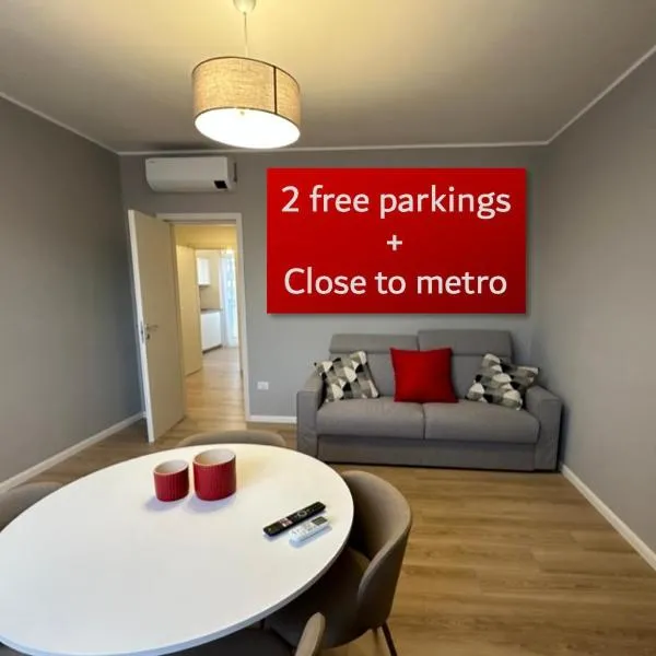 Appartamento due parcheggi e vicino metro
