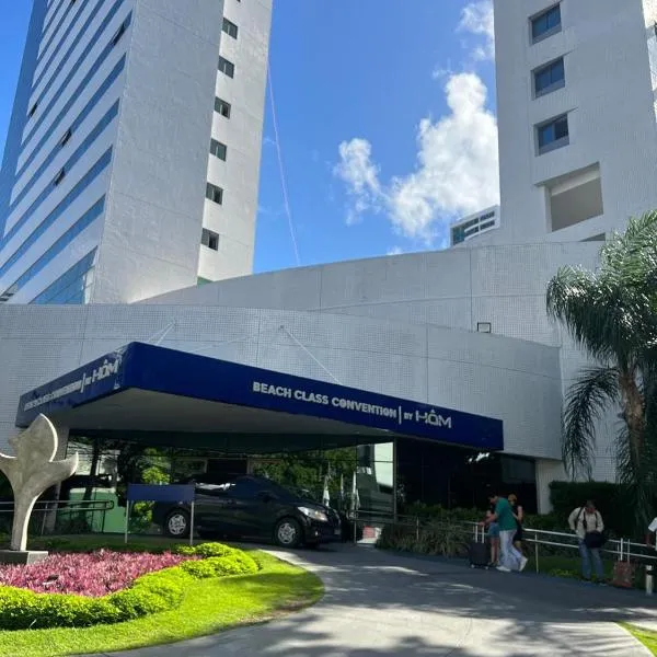 Para até 5 pessoas, com o melhor custo de Boa Viagem!, hotel a Recife