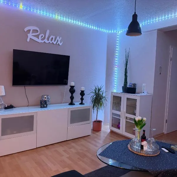 Wolke13 - gemütliche 2 Zimmer Wohnung mit voll ausgestatteter Küche in der City von Menden: Menden şehrinde bir otel