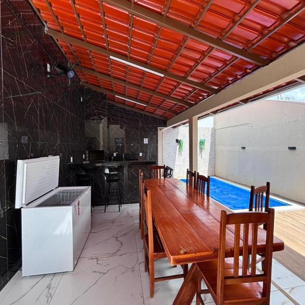 Aconchegante Casa com piscina aquecida