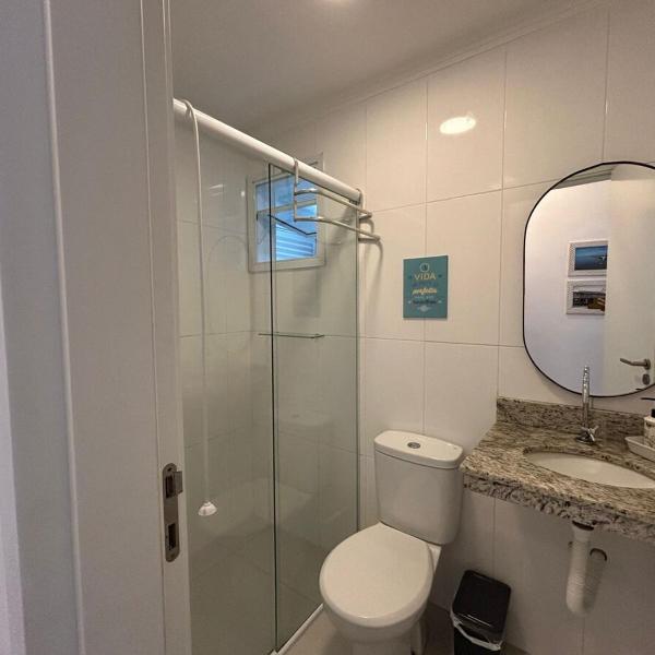 APARTAMENTO BERTIOGA CENTRO - TV, WIFI, Garagem localiza-se em Bertioga, a 10 minutos a pé de Praia da Enseada - Foto 3