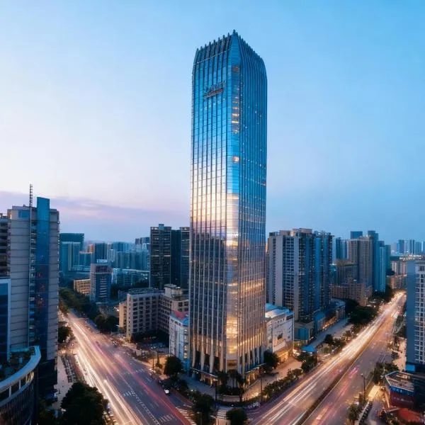 HORIZON ONE Hotel & Free car to Canton Fair-Overcover of Metro Lines 2 and 8 ChangGang STN: Guangzhou'da bir otel
