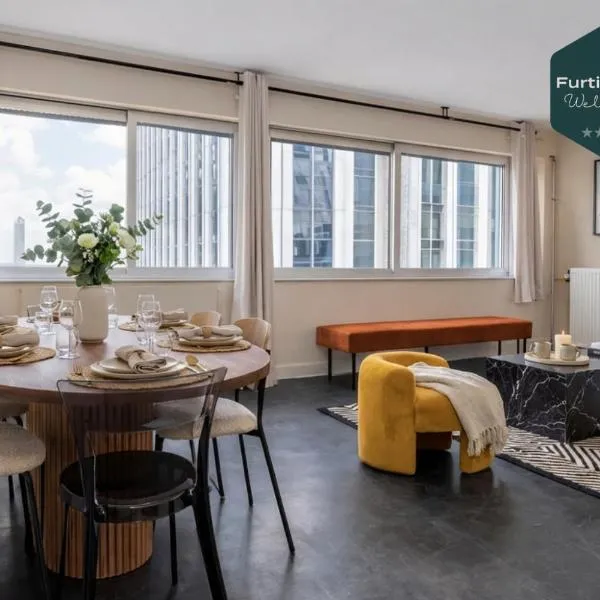 Spacious 5BR Apartment in La Defense โรงแรมในกูร์เบอวัวร์