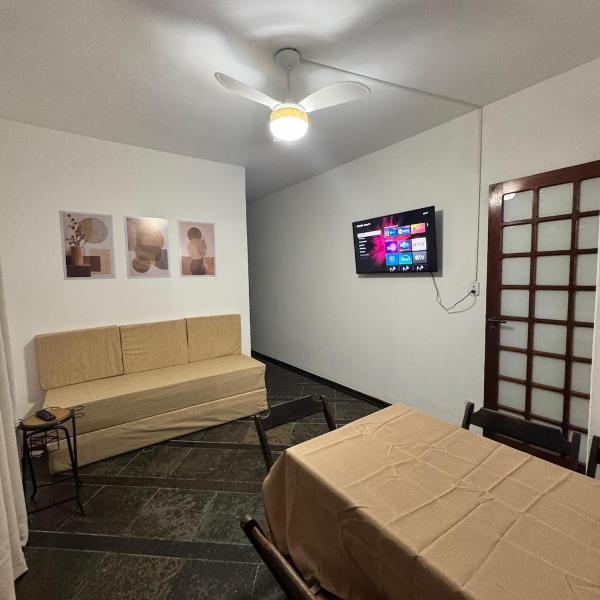 Casa ampla, arejada, 2quartos e um sofá cama na sala, 10min a pé ate a praia - Foto 5