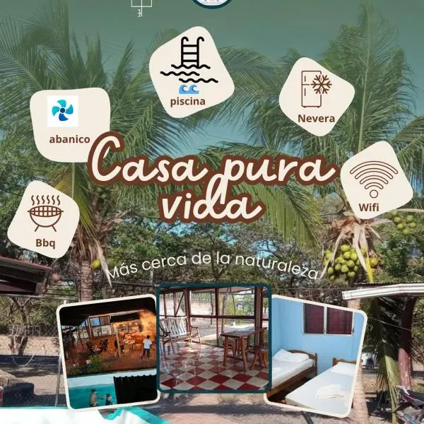hostal Casa pura vida, hotell i Rivas