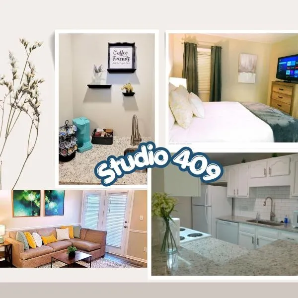 Studio 409 Spring Lake - Fayetteville Near Fort Brag - Accessible 1st Floor with Self Check-in and Premium Wifi, Hotel in Spring Lake