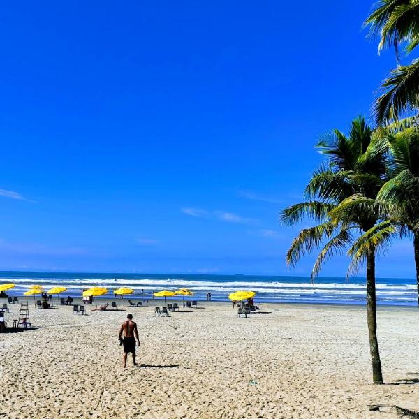 Apê Pé na areia Frente mar