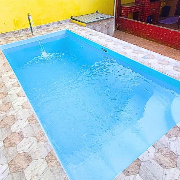 casa com piscina em Mongaguá