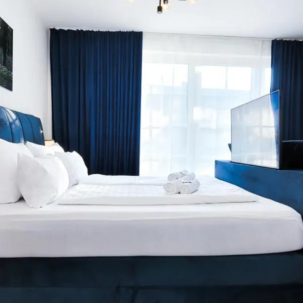 KOMM - Terrasse- Parkplatz- Küche- Boxspringbett, hotel di Jena