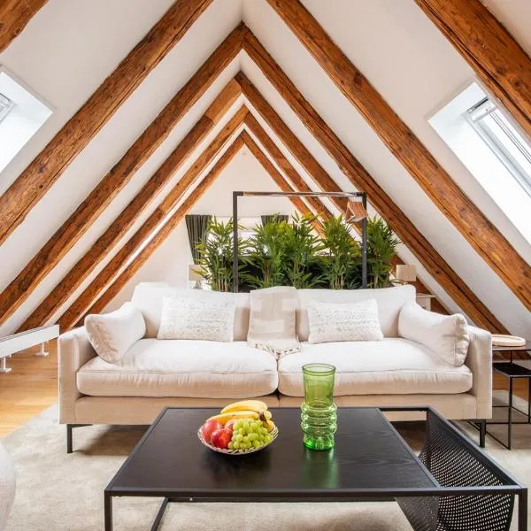 Spacious Apartment in Central Basel near Rhine - Special TOP LUX 42 Apartment, Basel, up to 6 guests, hotel u Baselu